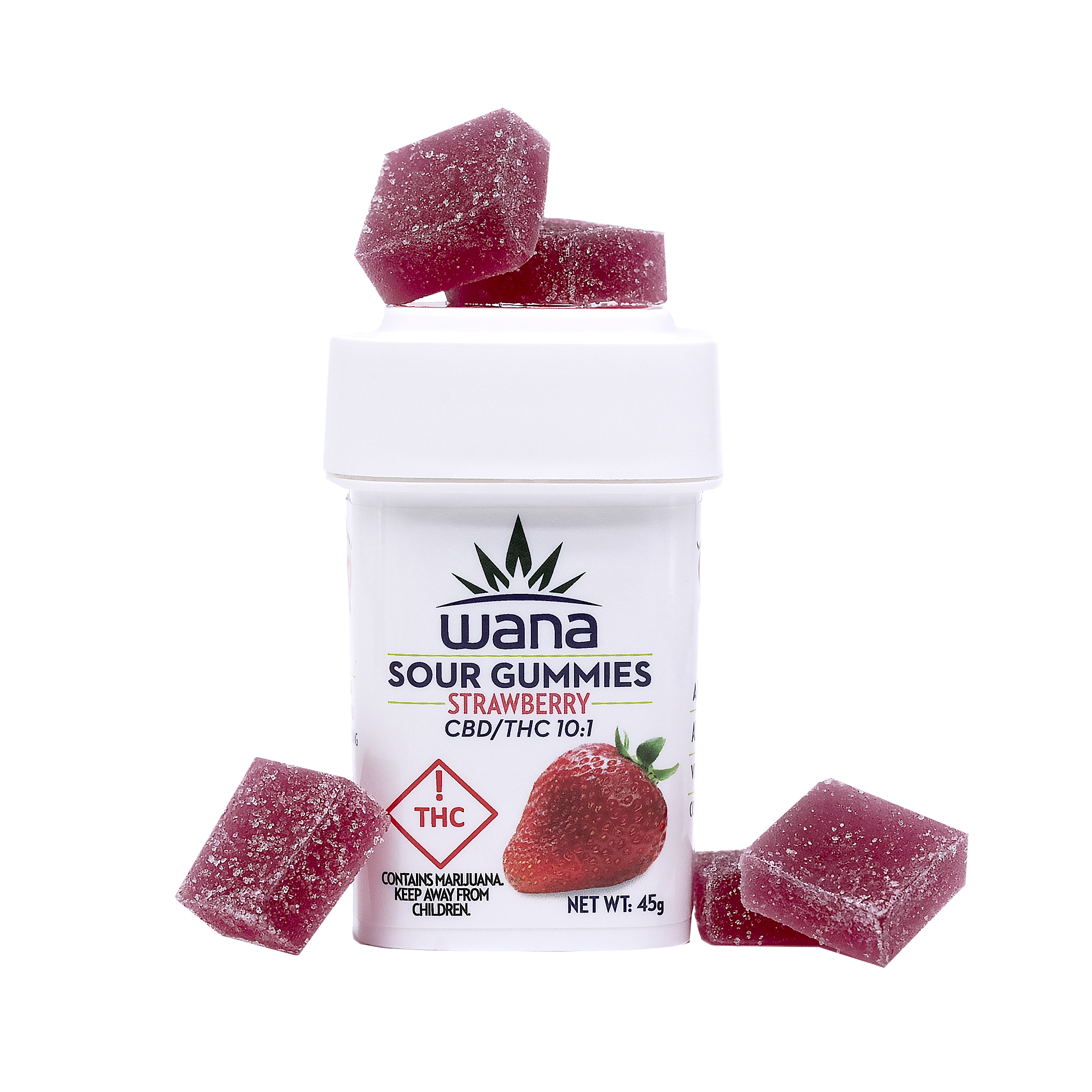 Wana Strawberry Gummies 10:1 10mg